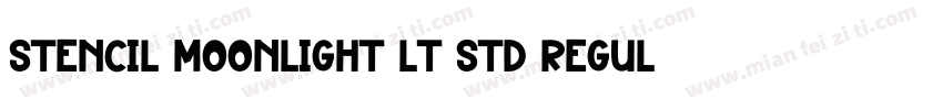 Stencil Moonlight LT Std Regular字体转换